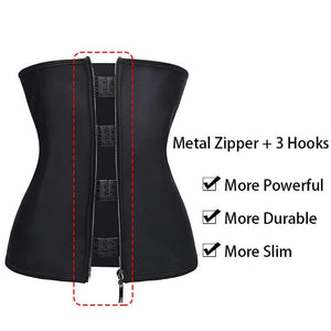 Zipper Waist Trainer Corset Body Shaper Slimming Belt Sport Cincher - MomProStore 