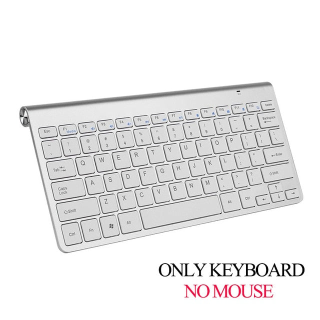 Mini Portable Wireless Keyboard & Mouse for Mac Notebook TV box 2.4G