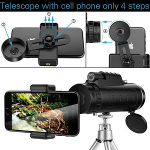 Monocular Telescopes 40x60 Zoom High Power Prism - MomProStore 