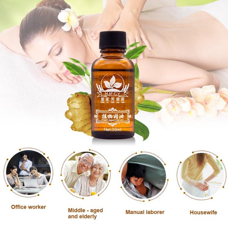 Thermal Pure Plant Essential Oil Ginger Body Massage - MomProStore 