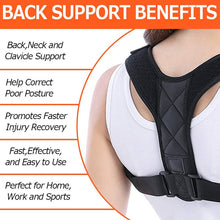 Load image into Gallery viewer, Posture Corrector For Men And Women, Upper Back Brace For Clavicle Support Straightener Pain Relief - MomProStore 