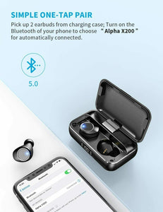 IPX8 Waterproof Bluetooth 5.0 Wireless In-Ear Stereo Earbuds