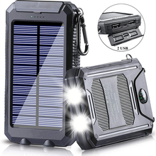 Load image into Gallery viewer, Waterproof Solar Power Bank phone charger HIGH CAPACITY charger