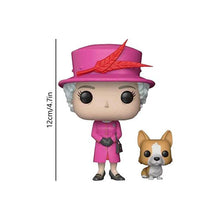 Load image into Gallery viewer, Queen Elizabeth II Figure And Corgi Doll Collection Toy 2022 Car Office Decor